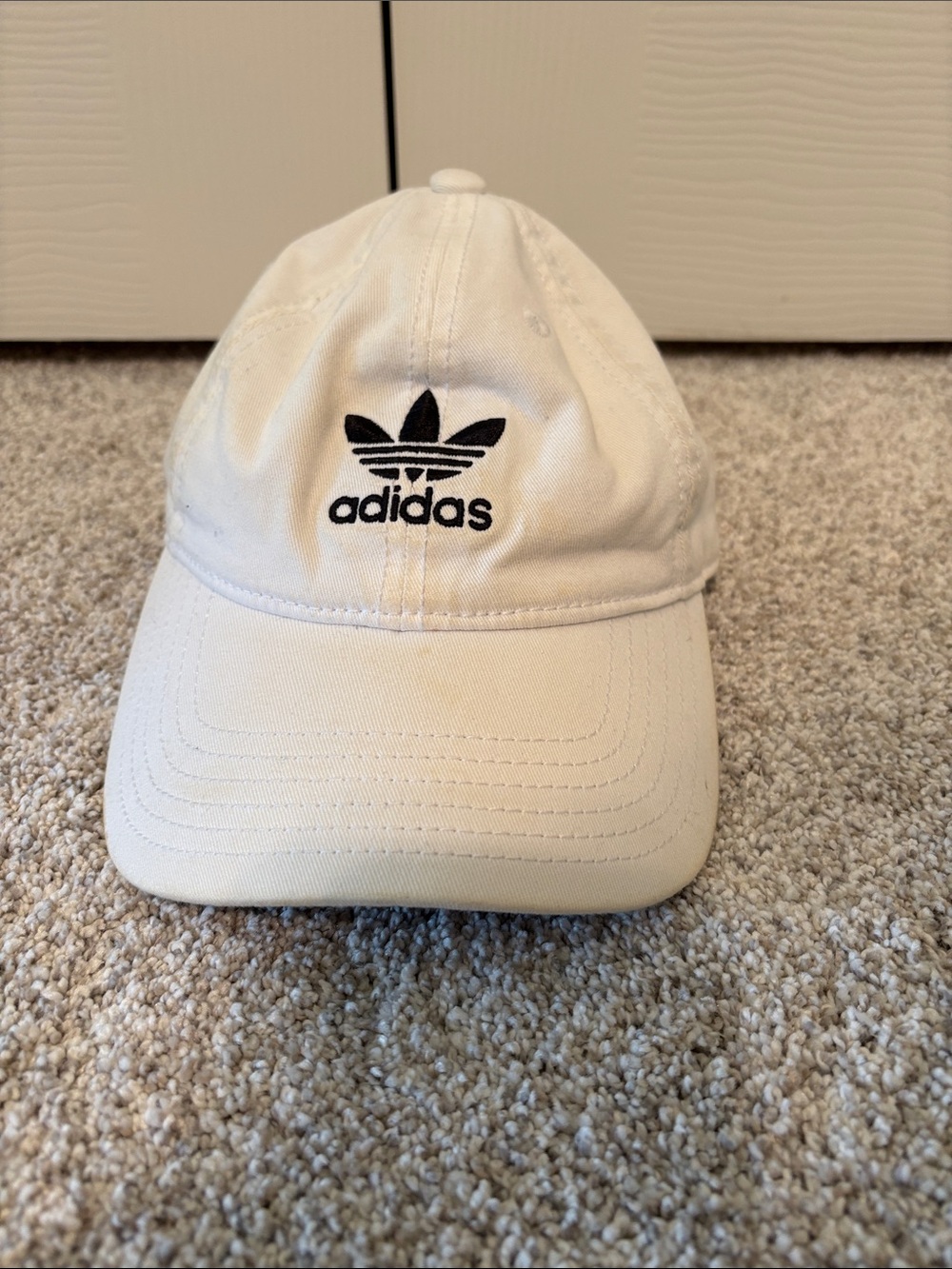 adidas White baseball cap